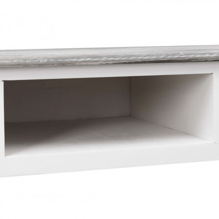 Gray Desk 110X45x76 Cm Wood