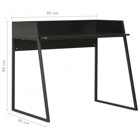 Black Desk 90X60x88 Cm