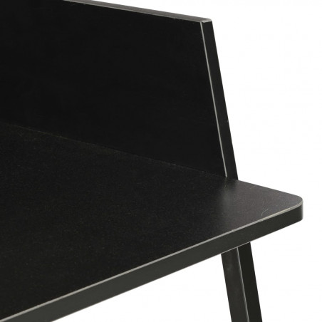 Fekete íróasztal 90x60x88 cm