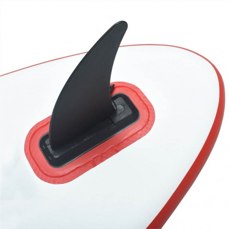Aileron Central Pour Stand Up Paddle Board 18.3X21.2 Cm Plastique Noir