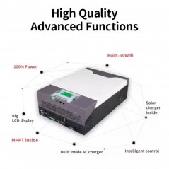 DAXTROMN 5000W hybrid solar inverter