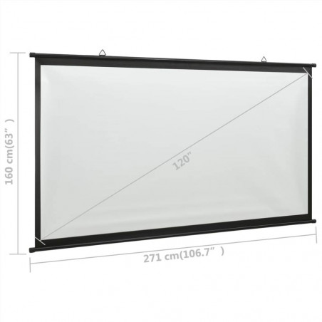 120 16:9 projection screen