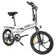 Bicicleta eléctrica PVY Z20 Pro 20 pulgadas 500W motor 36V 10.4AH 25Km/h blanco