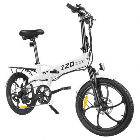 PVY Z20 Pro Bicicleta Elétrica 20 Polegadas 500W Motor 36V 10.4AH 25Km/h Branco