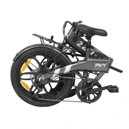 PVY Z20 Pro Elcykel 20 Tommer 500W Motor 36V 10,4AH 25Km/t Grå