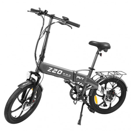 Bicicleta eléctrica PVY Z20 Pro 20 pulgadas 500W motor 36V 10.4AH 25Km/h gris