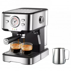 HiBREW H5 1050W kaffebryggare med lattekopp