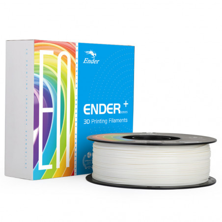 Creality Ender-PLA+ Filamento de impressão 3D de 1,75 mm branco