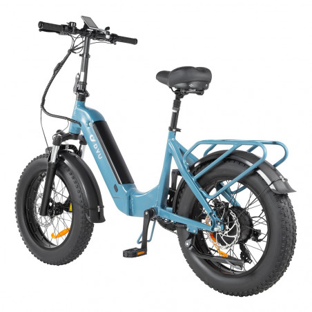 Bicicletta elettrica pieghevole DYU FF500 da 20 pollici per pneumatici grassi