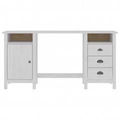 Hill Range White Desk 150x50x74 cm Μασίφ ξύλο πεύκου