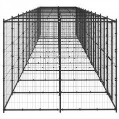 Outdoor steel dog kennel 29.04 m²
