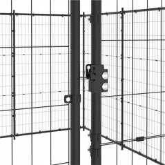 Outdoor steel dog kennel 24.2 m²