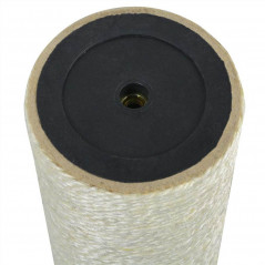 Cat scratching post 8x55 cm 8 mm Beige