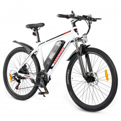 Vélo Electrique 26 pouces  SAMEBIKE SY26 350W 35km/h 36V 10Ah Blanc