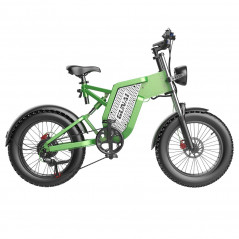 Bicicleta eléctrica GUNAI MX25 20 pulgadas 48V 25Ah 50km/h 1000W Motor - Verde