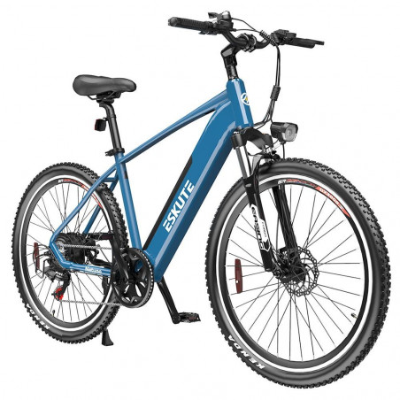 Bicicleta Elétrica ESKUTE Netuno Plus 27,5 polegadas 48V 14,5Ah 250W 25km/h Azul