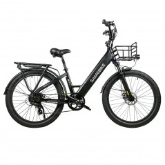 Bicicleta Elétrica 26 Polegadas 750W SAMEBIKE RS-A01 35Km/h 48V 14AH Preta