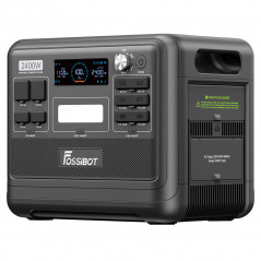 FOSSiBOT F2400 2048Wh Centrale électrique portable Prise UE noire