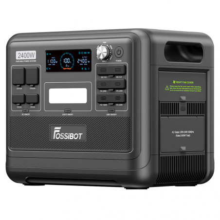 FOSiBOT F2400 2048Wh Portable Power Station Black EU Plug