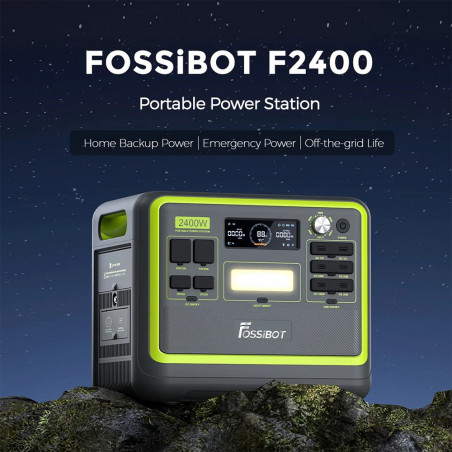 FOSiBOT F2400 Bärbar kraftstation 2048Wh LiFePO4-batteri