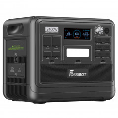 FOSiBOT F2400 Portable Power Station + 2 x SP200 Solar Panel EU Plug