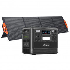 FOSiBOT F2400 Portable Power Station + SP200 Solar Panel EU Plug