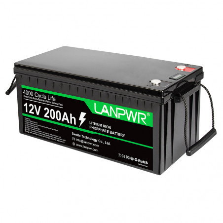 Bateria LANPWR 12V 200Ah LiFePO4