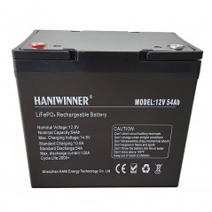 Batteria al litio HANIWINNER HD009-07 12,8 V 54 Ah LiFePO4