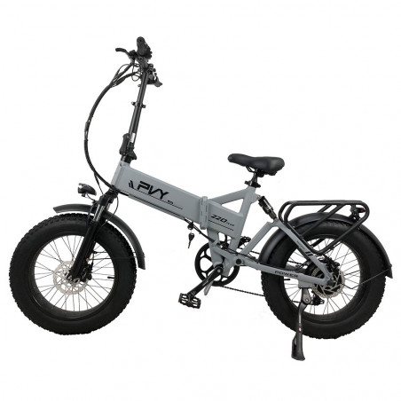 PVY Z20 Plus Bicicletă electrică pliabilă de 20 inci 500 W Motor 48 V 14,5 Ah 50 km/h Gri