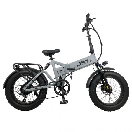 PVY Z20 Plus 20 hüvelykes összecsukható E-bike 500W motor 48V 14.5Ah 50km/h szürke