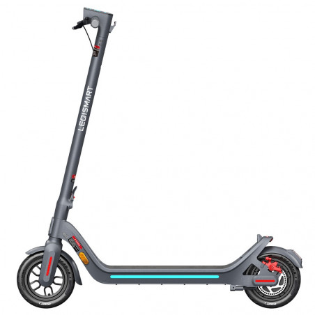 LEQISMART D12 Trottinette électrique Pneu 9 pouces Noir