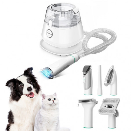 INSE P20 Pro Grooming Kit Recortadora Aspiradora para Mascotas