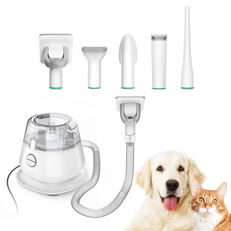 Tondeuse pour chien YISORA P20S avec aspirateur pour poils d'animaux