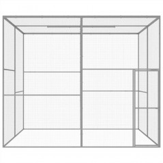 Katzenkäfig 3x3x2,5 m aus verzinktem Stahl