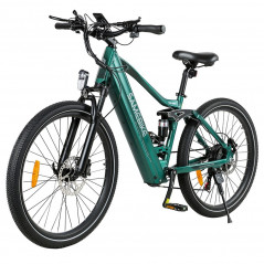 Bicicletta elettrica Samebike XD26-II Motore 750 W 40 km/h 48 V 14 Ah Verde militare