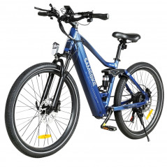 Bicicleta Eléctrica 750W Samebike XD26-II 40km/h 48V 14Ah Azul