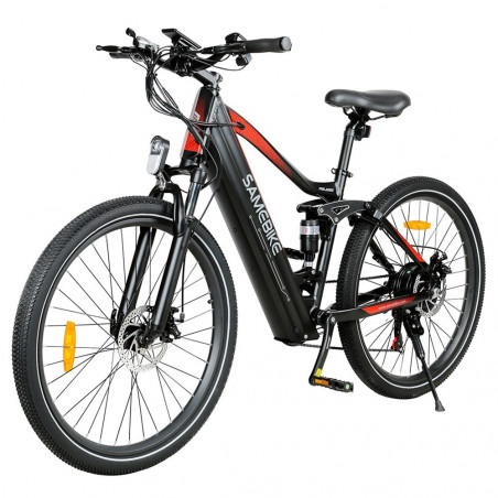 Elcykel 750W Samebike XD26-II 40km/t 48V 14Ah Sort