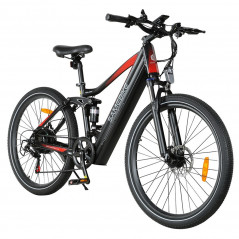 Bicicleta Elétrica 750W Samebike XD26-II 40km/h 48V 14Ah Preta