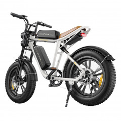 ENGWE M20 Bicicleta eléctrica de 20 pulgadas 48V Doble batería 13AH 750W 45Km/h Blanco