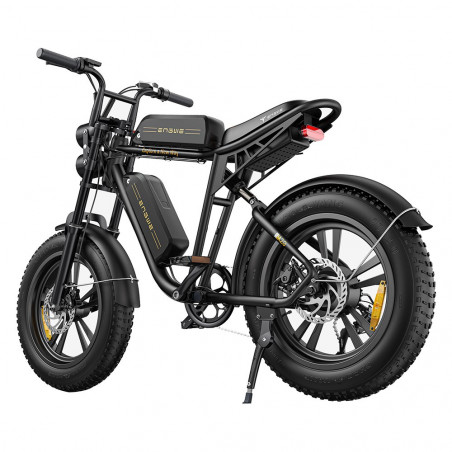 ENGWE M20 20 Tommer Elcykel 48V Dobbeltbatteri 13AH 750W 45Km/t Sort