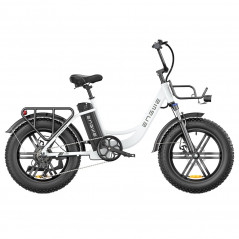ENGWE L20 elektromos kerékpár 250 W gumi 20 * 4,0 hüvelykes hegyi fehér