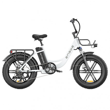 ENGWE L20 Elektrofahrrad 250W Reifen 20 * 4,0 Zoll Mountain White