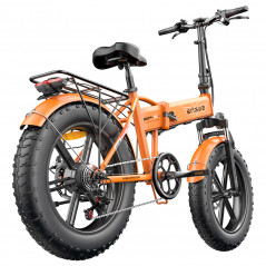 ENGWE EP-2 PRO zusammenklappbares elektrisches Mountainbike, 20 Zoll, große Reifen, 750 W, 13 Ah, 42 km/h, Orange