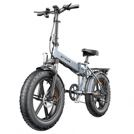 Dwa elektryczne rowery górskie ENGWE EP-2 PRO Składane 20-calowe duże opony 750W 13Ah 42Km/h Szary