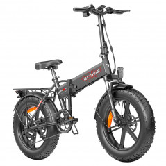 Duas bicicletas de montanha elétricas ENGWE EP-2 PRO dobráveis ​​pneus grandes de 20 polegadas 750W 13Ah 42Km/h pretas