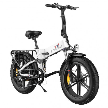 Bicicleta Elétrica ENGWE X 20 Polegadas 25Km/h 48V 13AH 250W Branco