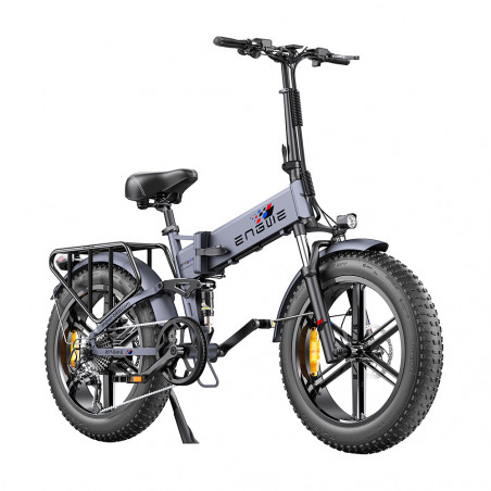 2PCS ENGWE ENGINE Pro Electric Folding Bike 750W Motor 48V 16Ah Battery 45Km/h Speed Gray