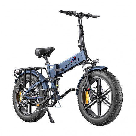 2 ENGWE ENGINE Pro Folding Electric Bikes (improved version) 750W (1000W peak) 48V 16Ah Blue