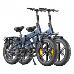2 Bici elettriche pieghevoli ENGWE ENGINE Pro (versione migliorata) 750 W (picco 1000 W) 48 V 16 Ah Blu