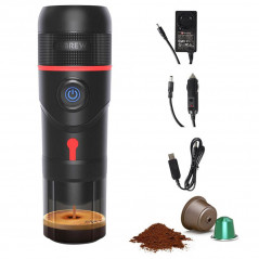 Machine à café portable pour voiture HiBREW H4 avec adaptateur